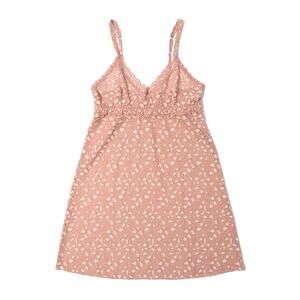 Hanky Panky Cross Dyed Leopard Print Chemise, Pink, Size M 0071